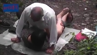 Asian Stepfather In The Forest Four.