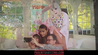 Teenagers Fuck Their Uncle Dressed As Easter Bunny.