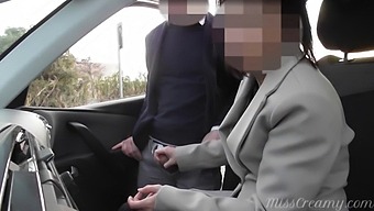 Dogging My Wife In Public Car Parking And Masturbating After Work - Misscreamy.