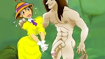 Tarzan And Teen Jane Got Into A Hardcore Orgy.