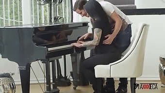 Mexican Piano Teacher Jack Escobar Exploits The Situation And Fucks Katrina Jade Really Awesome!!