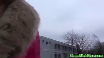 Teenage European Girl Gets Creampied In The Woods