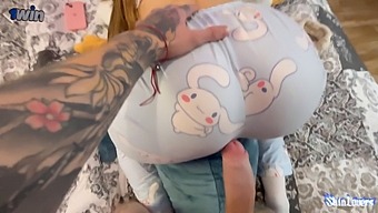 A Tattooed Teen Gets Her Tight Ass Pounded In 60fps