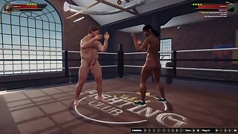 Ethan And Dela Face Off In A 3d Naked Fight