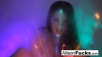 Stunning Alison Tyler With Large Breasts Dances At The Nightclub