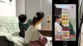 Experience The Thrill Of Live Streaming With This Big-Titted Cuckold Babe In Japanese Hentai Video