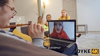 Lesbian Video From Dyke4k Featuring Amazing Grandson