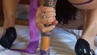A Woman Uses A Sex Toy To Achieve Multiple Orgasms And Ejaculations In A Solo Performance