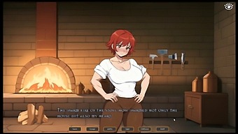 Hentai Game Brings Fantasy To Life As She Pleasures Herself While Imagining You
