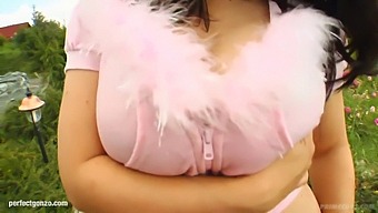 Kristi'S Big Natural Boobs Get A Rough Treatment In This Hot Video