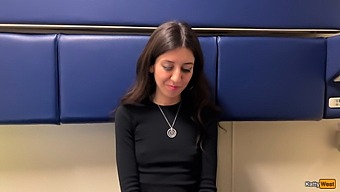Stunning Teen Pov Experience On A Train With A Beautiful Pornstar
