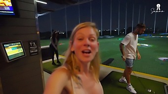 Blonde Teen Sammmnextdoor Enjoys Rough Sex On The Golf Course