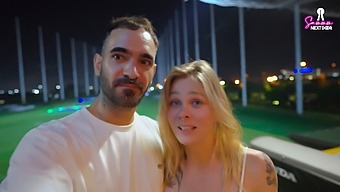 Blonde Teen Sammmnextdoor Enjoys Rough Sex On The Golf Course