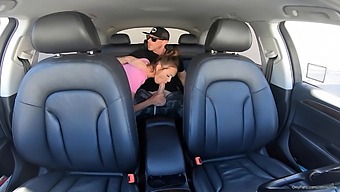 Cheating Wife Gets A Surprise Creampie From Her Uber Driver