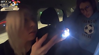 Two Girls Get Pulled Over And Give Each Other Oral In The Car By The Police