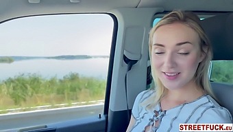 Blonde Babe Oxana'S Outdoor Adventure: Hd Car Sex And Cheating