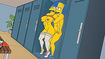 Marge'S Anal Pleasure In A Fetish-Themed Hentai Video