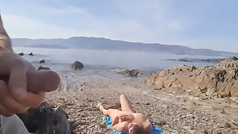 Nudist Milf Gets Surprised By Exhibitionist'S Big Cock On The Beach