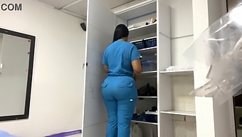 Chubby Patient Anesthetized With Oil In Medical Office