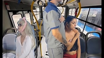 Public Transportation Turns Into A Playground For Pleasure